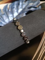 Bransoletka z hematytem i kodem Grabowoja