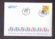 Wyspy Owcze - 1998 rok - FDC Koperta - znaczki nr 330