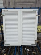 OKIENNICE Plastikowe PCV Dwuskrzydłowe 127x137cm 4 komplety