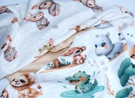 Pieluszki Tetrowe 70x80cm KOLOROWA 100% BAWEŁNA zestaw 3 szt