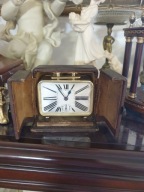 Stary budzik miniatura w etui Duverdrey & Bloquel Bayard z około 1930r.