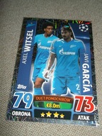 MATCH ATTAX 2015-2016 ZENIT PETERSBURG Axel Witsel Javi Garcia DUET 270 hol
