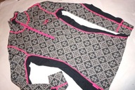 KARI TRAA "S" BLUZKA TERMICZNA 100% MERINO WZORKI SUPER JAK NOWA