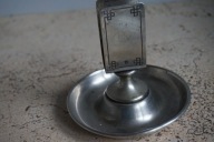 BERNDORF srebrny stojak na zapałki ART DECO ANTYK POPIELNICZKA UNIKAT