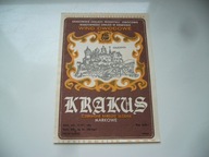 PRL STARA ETYKIETA Z KOLEKCJI WINO KRAKUS KRAKÓW