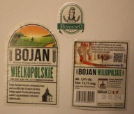 ETYKIETA - Browar Bojanowo - BOJAN WIELKOPOLSKIE - Browary Jakubiak