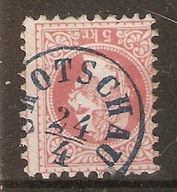 Skoczów -zabór austriacki kas.niebieski