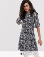 B36 Y.A.S CZARNA SUKIENKA W WZÓR MINI M