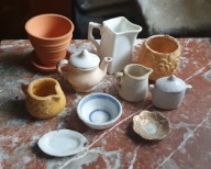 zestaw - mini zestaw kuchenny dla dzieci - przedwojenne