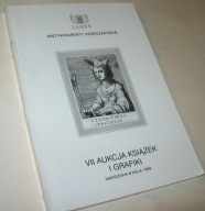 LAMUS ANTYKWARIATY WARSZAWSKIE 7 AUKCJA KSIĄŻEK I GRAFIKI KATALOG 1999 rok