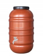 BECZKA POJEMNIK ZBIORNIK NA DESZCZÓWKĘ NA WODĘ 103 x 58 cm 220L + KRAN 2w1