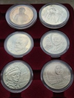 Zestaw monet 2 i 5 hrywien - 6 sztuk