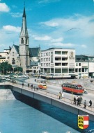 AUSTRIA - VILLACH - KOŚCIOŁ - MOST - AUTOBUS - VW BULIK - HERB