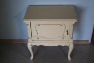 PIĘKNA STYLOWA SZAFECZKA LUDWIK GIĘTE NOGI ZADBANA 57X36 cm