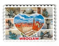 WROCŁAW KRASNALE Magnes na lodówkę D378