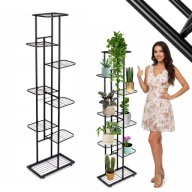 KWIETNIK STOJĄCY METALOWY LOFT WYSOKI STOJAK NA KWIATY DONICZKI