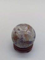 Kolekcja naturalny Ametyst szewron #84 kula sfera