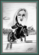 Karykatura ze zdjęcia prezent a4 - 1os. wykonanie ręczne ołówkiem