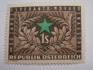Austria - 50 lat Esperanto w Austrii - Mi. 1005 **