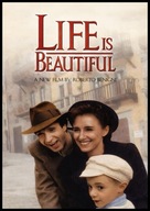 A2 PLAKAT FILMOWY FILM ŻYCIE JEST PIĘKNE LIFE IS BEAUTIFUL, BENIGNI (1997)
