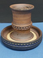 Stary ceramiczny świecznik Klose Hoganas