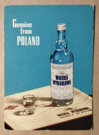 Wódka Wyborowa PRL reklama eksportowa