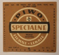 ETYKIETA - SZCZYTNO - BROWAR SZCZYTNO - PIWO SPECJALNE CIEMNE LEKKIE
