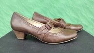 CAPRICE buty damskie skórzane czółenka r. 38