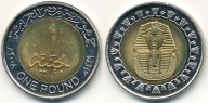 Egipt 1 Pound - 2008r Bimetal ... Monety