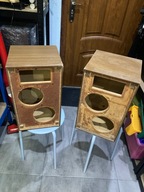 UNIKAT OBUDOWY KOLUMN UNITRA ZG20-C PLUS MASKOWNICE STAN OK KOMPLET 2 SZT