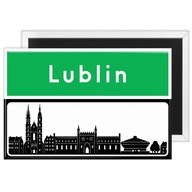 MAGNES TURYSTYCZNY Z PANORAMĄ Kraków na lodówkę NAZWA MIASTA PAMIĄTKA