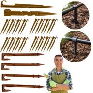 SZPILKI KOTWY DO MOCOWANIA LINI KROPLUJĄCEJ RURY UCHWYTY KOTWICE 100 SZTUK