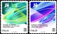 Włochy 2026 Znaczki ** sport igrzyska olimpijskie Olimpiada paraolimpiada