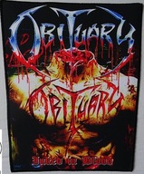 Obituary Inked in Blood Ekran Mega Duża Naszywka Patch Florida Death Metal