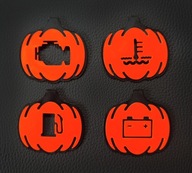 Magnes Halloween 4 sztuki kontrolki samochodowe ozdoba samochodowa