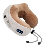 Poduszka rogal zagłówek masażer elektryczny karku pleców szyi podróżny