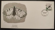 !! ZWIERZĘTA MOTYLE - SZWECJA 1987 - KOPERTA FDC - STAN BDB !!