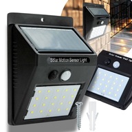 Lampa Solarna LED 20 Czujnik Ruchu Zmierzchu IP65 4W