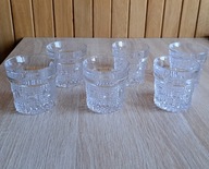 Szklanki do drinków kieliszki szklane 6,5cm 6 sztuk kryształ