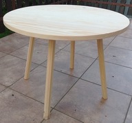 Stolik kawowy okrągły 100% DREWNO