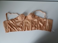 Śliczny biustonosz Urban Outfitters EUR XS-TP beżowy