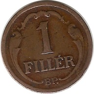 1 Filler 1935 Miklós Horthy Królestwo Węgier (1920–1946) brąz