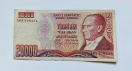 10 - TURCJA - 20000 LIR 1970