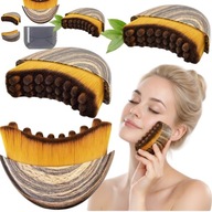 SZCZOTKA DO MASAŻU LIMFATYCZNEGO TWARZY SZYI DO DRENAŻU KONTUROWANIA