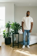 PIĘKNY METALOWY KWIETNIK STOJĄCY 47,5cm stalowyart