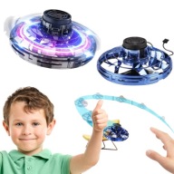 SPODEK LATAJĄCY UFO SPINNER DRON DLA DZIECKA FLYNOVA ZRĘCZNOŚCIOWA ŚWIECĄCA