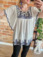 Mizumi bluzka koszula tunika plażowa haftowana haft r M