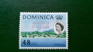 Dominika Dominica * 48c nadruk QEII kolonie angielskie brytyjskie