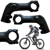 Regulowany Mostek Rowerowy Aluminiowy Czarny Poprawa Osiągów Komfort Jazdy