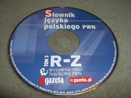 SŁOWNIK JĘZYKA POLSKIEGO Tom 3 R-Z , 80000 haseł,1000przysłów, CD jak nowe-